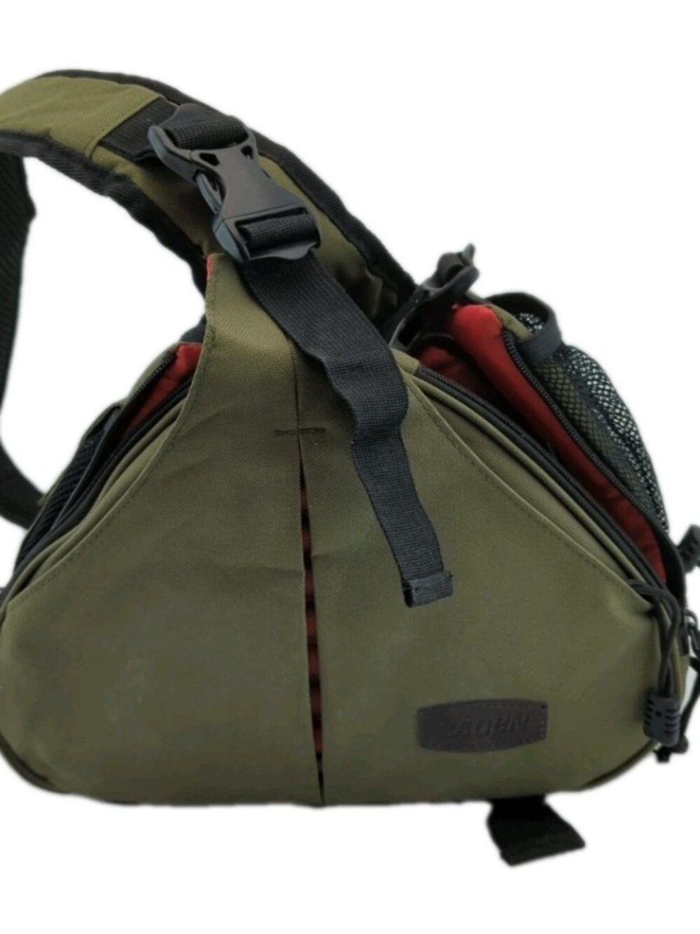 CADEN Camera Bag Sling Backpack Green Camera Case Waterproof Rain Cover